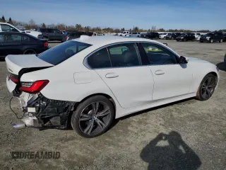 2021 BMW 3 Series 330e with VIN 3MW5P7J03M8B51206, listed as a Copart auction lot 44314965 with 50,110 mi miles and Salvage Title. Bid and sale history available at carsss.com. Image 3.