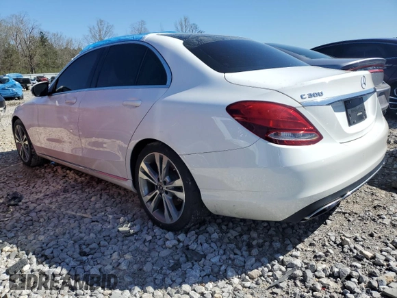 2018 Mercedes-Benz C with VIN 55SWF4JB6JU246892, listed as a Copart auction lot 48418205 with Not Provided miles and Salvage Title. Bid and sale history available at carsss.com. Image 2.