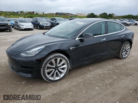2019 Tesla Model 3 Mid Range with VIN 5YJ3E1EA7KF412426, listed as a Copart auction lot 55204205 with 73,230 mi miles and Non Repairable. Bid and sale history available at DreamBid. Image 1.