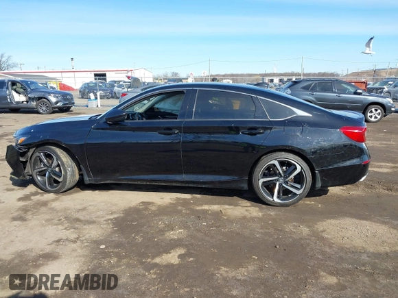 2022 Honda Accord Sedan Sport SE with VIN 1HGCV1F47NA115762, listed as a IAAI auction lot 41513845 with 10,520 mi miles. Bid and sale history available at carsss.com. Image 14.
