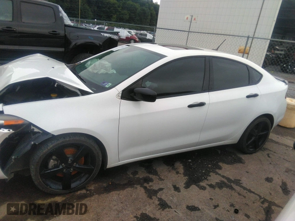 2016 Dodge Dart SXT with VIN 1C3CDFBB1GD540967, listed as a IAAI auction lot 37172145 with 58,036 mi miles and . Bid and sale history available at carsss.com. Image 14.
