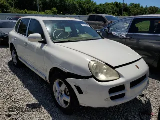 2006 Porsche Cayenne S with VIN WP1AB29P06LA67164, listed as a Copart auction lot 58219064 with 175,611 mi miles and Salvage Title. Bid and sale history available at carsss.com. Image 4.