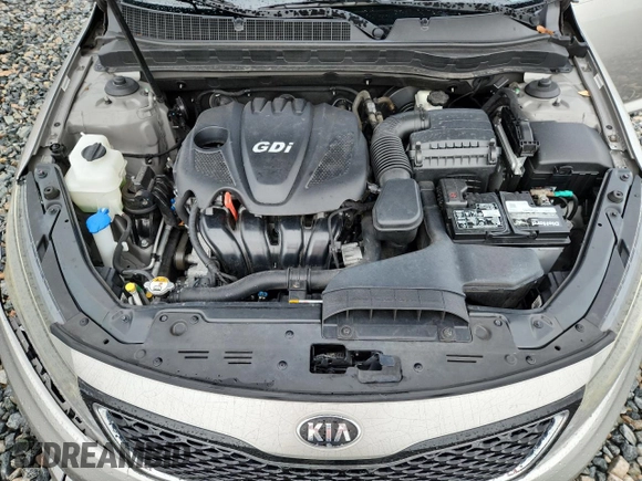 2014 Kia Optima LX with VIN 5XXGM4A76EG342533, listed as a Copart auction lot 59279775 with 108,598 mi miles and Salvage title. Bid and sale history available at DreamBid. Image 11.