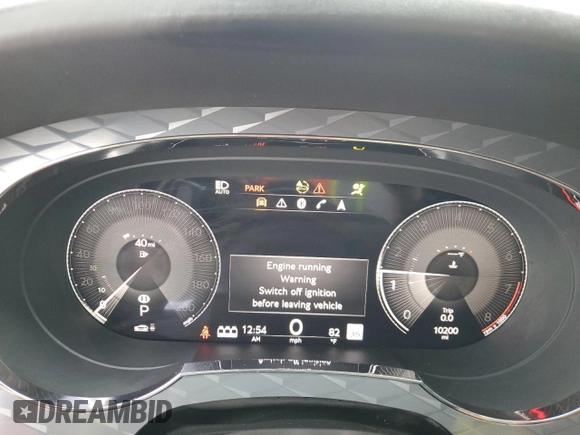 2022 Bentley Bentayga V8 z VIN SJAAM2ZV9NC013534, wystawiony jako Copart lot #74924334 z przebiegiem 10 200 mil mil oraz Nie do naprawy • Non repairable. Historia ofert i sprzedaży dostępna na DreamBid. Obrazek 9.