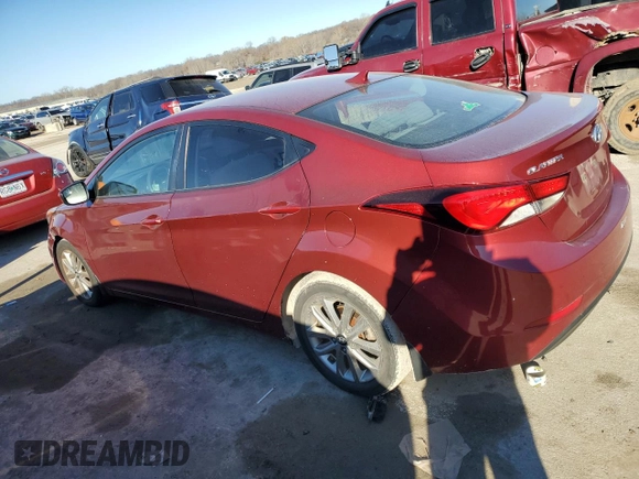 2014 Hyundai Elantra SE with VIN 5NPDH4AE6EH533542, listed as a Copart auction lot 83096254 with 192,817 mi miles and Salvage Title. Bid and sale history available at DreamBid. Image 2.