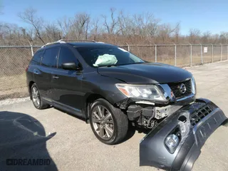 2013 Nissan Pathfinder SL with VIN 5N1AR2MN1DC646224, listed as a IAAI auction lot 41615804 with 102,072 mi miles. Bid and sale history available at carsss.com. Image 1.