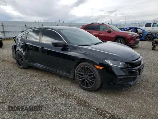 2020 Honda Civic Sedan Sport with VIN 19XFC2F85LE200703, listed as a Copart auction lot 45401055 with 69,941 mi miles and Non Repairable. Bid and sale history available at carsss.com. Image 4.