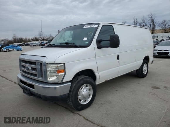 2012 Ford Econoline Cargo Super Duty Commercial with VIN 1FTSE3EL7CDA31855, listed as a Copart auction lot 82871184 with 274,476 mi miles and Clean Title. Bid and sale history available at carsss.com. Image 1.