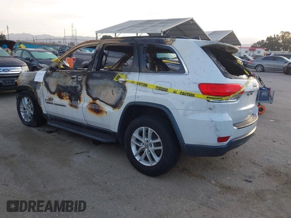 2017 Jeep Grand Cherokee Laredo with VIN 1C4RJEAG0HC618765, listed as a IAAI auction lot 41788298 with 1 mi miles. Bid and sale history available at carsss.com. Image 3.