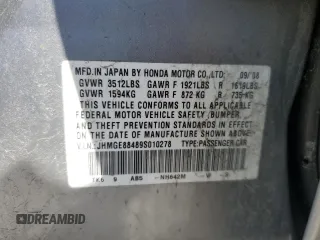 2009 Honda Fit Sport z VIN JHMGE88489S010278, wystawiony jako Copart lot #52251405 z przebiegiem 120 511 mil mil oraz Szkoda całkowita • Salvage title. Historia ofert i sprzedaży dostępna na DreamBid. Obrazek 12.