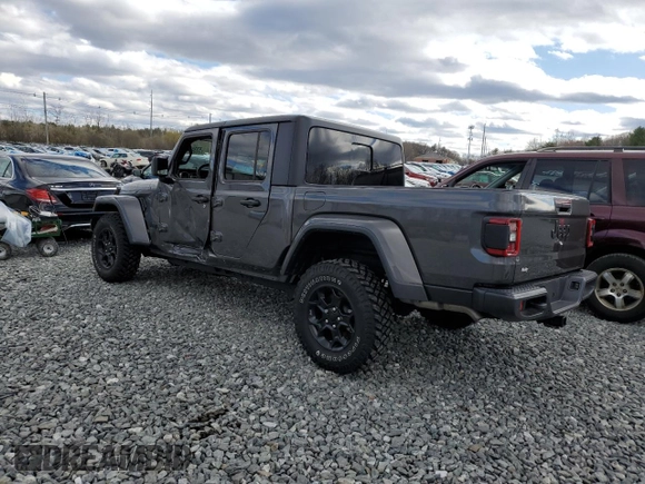 2023 Jeep Gladiator Sport S with VIN 1C6HJTAG9PL572388, listed as a Copart auction lot 53346475 with 11,081 mi miles and Salvage title. Bid and sale history available at DreamBid. Image 2.