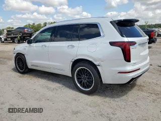 2021 Cadillac XT6 Premium Luxury with VIN 1GYKPDRS5MZ233884, listed as a Copart auction lot 58774595 with 47,490 mi miles and Salvage title. Bid and sale history available at DreamBid. Image 2.