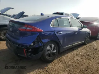 2019 Hyundai Ioniq SEL z VIN KMHC75LC9KU117854, wystawiony jako Copart lot #49612875 z przebiegiem 87 845 mil mil oraz Szkoda całkowita • Salvage title. Historia ofert i sprzedaży dostępna na DreamBid. Obrazek 3.