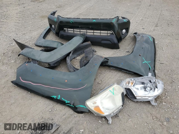 2013 Toyota Tacoma PreRunner with VIN 3TMJU4GN9DM141945, listed as a Copart auction lot 64747625 with 130,793 mi miles and Salvage title. Bid and sale history available at DreamBid. Image 12.