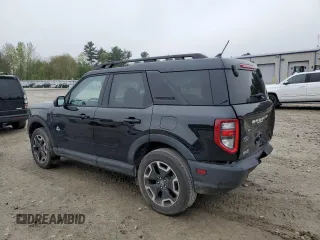 2024 Ford Bronco Sport Outer Banks z VIN 3FMCR9C66RRF61156, wystawiony jako Copart lot #54682035 z przebiegiem 11 020 mil mil oraz Szkoda całkowita • Salvage title. Historia ofert i sprzedaży dostępna na DreamBid. Obrazek 2.