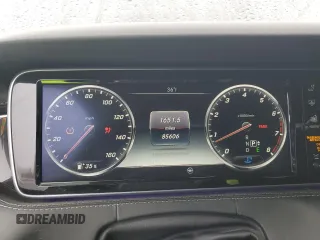 2016 Mercedes-Benz S-Class S 550 with VIN WDDXJ8FB8GA012118, listed as a Copart auction lot 45184945 with 85,606 mi miles and Salvage Title. Bid and sale history available at carsss.com. Image 9.