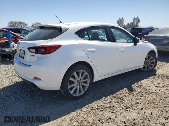 2017 Mazda 3 Touring with VIN 3MZBN1L70HM153198, listed as a Copart auction lot 49780055 with Not Provided miles and Salvage Title. Bid and sale history available at carsss.com. Image 3.