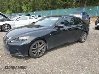 2015 Lexus IS 350 z VIN JTHCE1D2XF5007841, wystawiony jako Copart lot #54755015 z przebiegiem 86 408 mil mil oraz Szkoda całkowita • Salvage title. Historia ofert i sprzedaży dostępna na DreamBid. Obrazek 1.