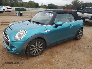 2016 MINI Convertible S with VIN WMWWG9C59G3A91280, listed as a Copart auction lot 77838554 with 105,099 mi miles and Salvage Title. Bid and sale history available at DreamBid. Image 1.