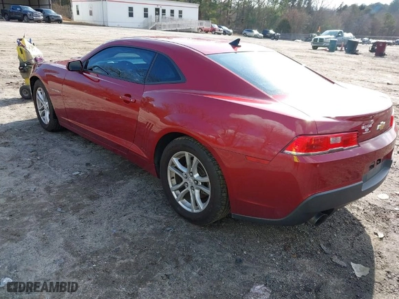 2015 Chevrolet Camaro LS with VIN 2G1FB1E34F9131193, listed as a IAAI auction lot 41538197 with 175102 miles. Bid and sale history available at carsss.com. Image 3.
