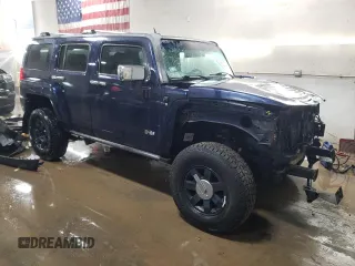 2008 Hummer H3 SUV with VIN 5GTEN13E488147058, listed as a Copart auction lot 83850464 with 225,885 mi miles and Salvage Title. Bid and sale history available at DreamBid. Image 4.