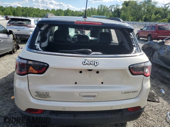 2018 Jeep Compass Limited с VIN 3C4NJDCBXJT264225, выставлен на аукционе Copart как лот 55861215 с пробегом 96 298 миль миль и Списание • Salvage title. История ставок и продаж доступна на DreamBid. Изображение 6.