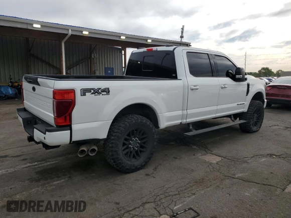 2022 Ford F-250 XL with VIN 1FT7W2BT5NEC59545, listed as a Copart auction lot 56892405 with 90,351 mi miles and Salvage title. Bid and sale history available at DreamBid. Image 3.