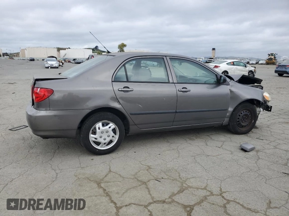 2005 Toyota Corolla CE with VIN 1NXBR32E25Z441570, listed as a Copart auction lot 53280105 with 206,619 mi miles and Salvage Title. Bid and sale history available at DreamBid. Image 3.