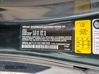 2014 BMW Z4 sDrive35i z VIN WBALM7C51EE386386, wystawiony jako Copart lot #59197195 z przebiegiem 27 975 mil mil oraz Szkoda całkowita • Salvage title. Historia ofert i sprzedaży dostępna na DreamBid. Obrazek 12.