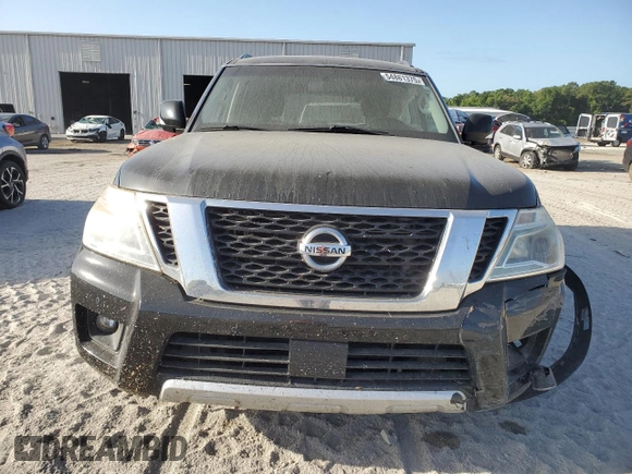 2017 Nissan Armada SL with VIN JN8AY2ND1H9008592, listed as a Copart auction lot 54861375 with 112,403 mi miles and Clean Title. Bid and sale history available at carsss.com. Image 5.