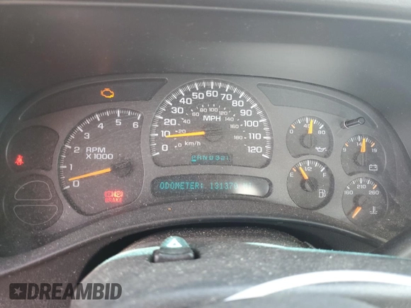 2003 Chevrolet Silverado 1500 with VIN 1GCEC14V63Z122760, listed as a Copart auction lot 76280064 with 131,370 mi miles and Salvage Title. Bid and sale history available at carsss.com. Image 9.