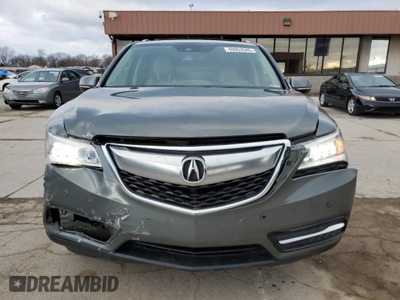 2016 Acura MDX w/Advance with VIN 5FRYD4H92GB023680, listed as a Copart auction lot 49952545 with 159,164 mi miles and Salvage Title. Bid and sale history available at carsss.com. Image 5.