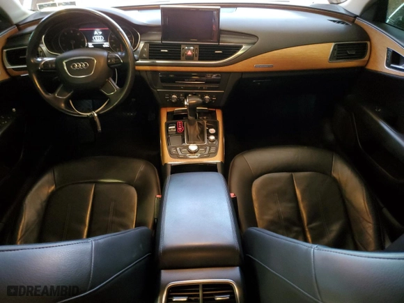2012 Audi A7 3.0 Premium Plus with VIN WAUYGAFC3CN081862, listed as a Copart auction lot 48877405 with 121494 miles and Salvage Title. Bid and sale history available at carsss.com. Image 8.