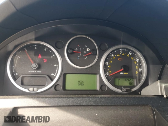 2007 Land Rover Range Rover Sport SC with VIN SALSH234X7A990275, listed as a Copart auction lot 55015325 with 118,427 mi miles and Salvage title. Bid and sale history available at DreamBid. Image 9.