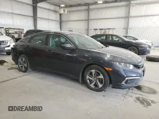 2020 Honda Civic Sedan LX with VIN 2HGFC2F63LH601428, listed as a Copart auction lot 52179865 with 43,782 mi miles and Salvage Title. Bid and sale history available at carsss.com. Image 4.