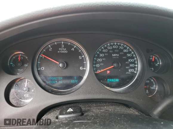 2010 Chevrolet Tahoe LTZ with VIN 1GNUKCE07AR223100, listed as a Copart auction lot 57439685 with 149,383 mi miles and Salvage title. Bid and sale history available at DreamBid. Image 9.
