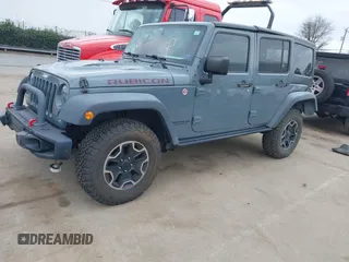 2015 Jeep Wrangler Unlimited Rubicon Hard Rock z VIN 1C4HJWFG1FL679873, wystawiony jako IAAI lot #41508722 z przebiegiem 97 165 mil mil oraz . Historia ofert i sprzedaży dostępna na DreamBid. Obrazek 17.