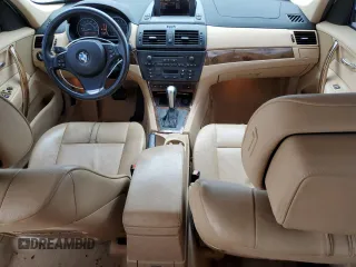 2008 BMW X3 3.0si with VIN WBXPC93468WJ16775, listed as a Copart auction lot 52457185 with 131,275 mi miles and Salvage Title. Bid and sale history available at DreamBid. Image 8.