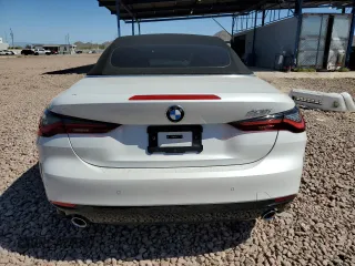 2025 BMW 4 Series 430i z VIN WBA33DB04SCU13773, wystawiony jako Copart lot #54585385 z przebiegiem Nie podano mil oraz Szkoda całkowita • Salvage title. Historia ofert i sprzedaży dostępna na DreamBid. Obrazek 6.