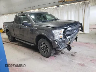 2015 Ford F-150 XLT with VIN 1FTEX1EP5FFC13030, listed as a Copart auction lot 46845495 with 177,880 mi miles and Salvage Title. Bid and sale history available at carsss.com. Image 4.