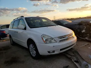2008 Kia Sedona LX with VIN KNDMB233586199388, listed as a Copart auction lot 73033294 with 185,163 mi miles and Clean Title. Bid and sale history available at carsss.com. Image 4.