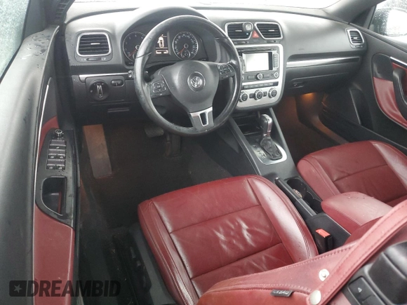 2013 Volkswagen Eos Lux with VIN WVWFW8AH3DV005858, listed as a Copart auction lot 51748545 with 76,624 mi miles and Salvage Title. Bid and sale history available at DreamBid. Image 8.