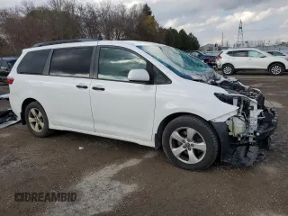 2018 Toyota Sienna L with VIN 5TDZZ3DC1JS907423, listed as a Copart auction lot 78247414 with 138,385 mi miles and Salvage Title. Bid and sale history available at DreamBid. Image 4.