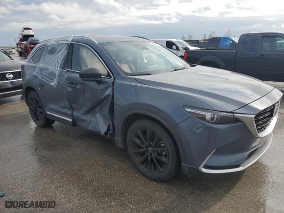 2021 Mazda CX-9 Grand Touring with VIN JM3TCADYXM0519757, listed as a Copart auction lot 86665134 with 51,217 mi miles and Salvage Title. Bid and sale history available at carsss.com. Image 4.