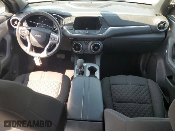 2022 Chevrolet Blazer LT with VIN 3GNKBHR40NS165707, listed as a Copart auction lot 56147245 with Not provided miles and Salvage title. Bid and sale history available at DreamBid. Image 8.