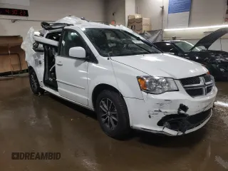 2017 Dodge Grand Caravan SXT with VIN 2C4RDGCGXHR600393, listed as a Copart auction lot 43470395 with Not Provided miles and Non Repairable. Bid and sale history available at DreamBid. Image 4.