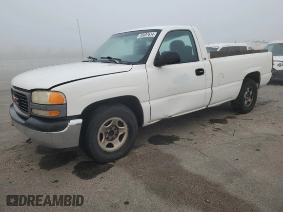 1999 GMC New Sierra 1500 SL with VIN 1GTEC14V0XE515294, listed as a Copart auction lot 83697634 with 0 mi miles and Salvage Title. Bid and sale history available at carsss.com. Image 1.