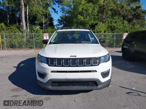 2020 Jeep Compass Sport with VIN 3C4NJDAB3LT210111, listed as a IAAI auction lot 41286048 with 78,372 mi miles and . Bid and sale history available at DreamBid. Image 6.
