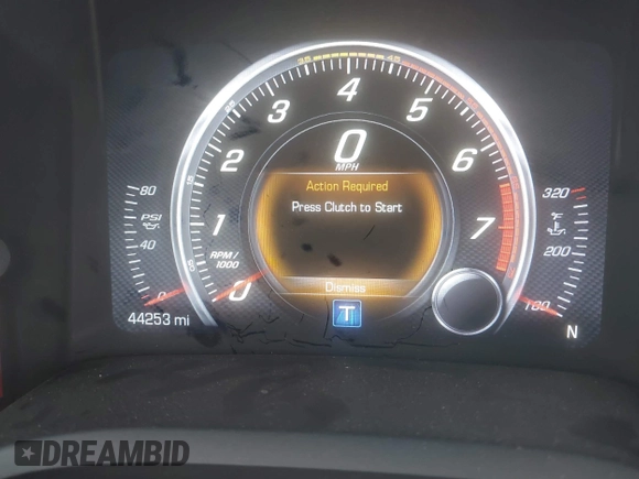 2015 Chevrolet Corvette 3LT with VIN 1G1YE2D78F5104697, listed as a IAAI auction lot 41236668 with 44,253 mi miles. Bid and sale history available at carsss.com. Image 7.