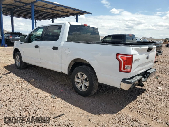 2017 Ford F-150 XL с VIN 1FTEW1C84HFA35547, выставлен на аукционе Copart как лот 55910955 с пробегом 160 954 миль миль и Списание • Salvage title. История ставок и продаж доступна на DreamBid. Изображение 2.